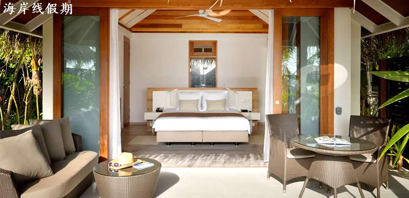 按摩池海滩别墅-Jacuzzi Beach Villas 房型图片及房间装修风格(坎多卢岛 Kandolhu Maldives)海岛马尔代夫 
